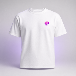 Polera Pixelia — logo pequeño al pecho