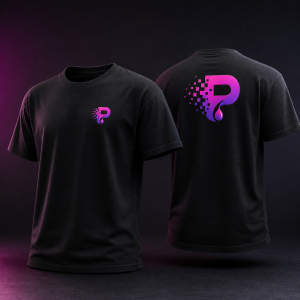 Polera Pixelia — pecho y espalda