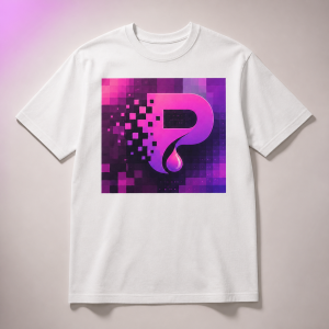 Polera Pixelia — recuadro tamaño carta